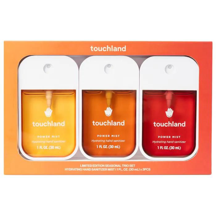 touchland LIMITED EDITION SEASONAL TRIO SET HYDRATING HAND SANITIZER MIST (30ml) 3pcs